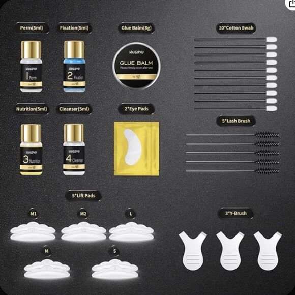 Wugoyu Lash & Brow Professional Eyelash Lift Kit Eyebrow Lamination Kit - Picture 4 of 7
